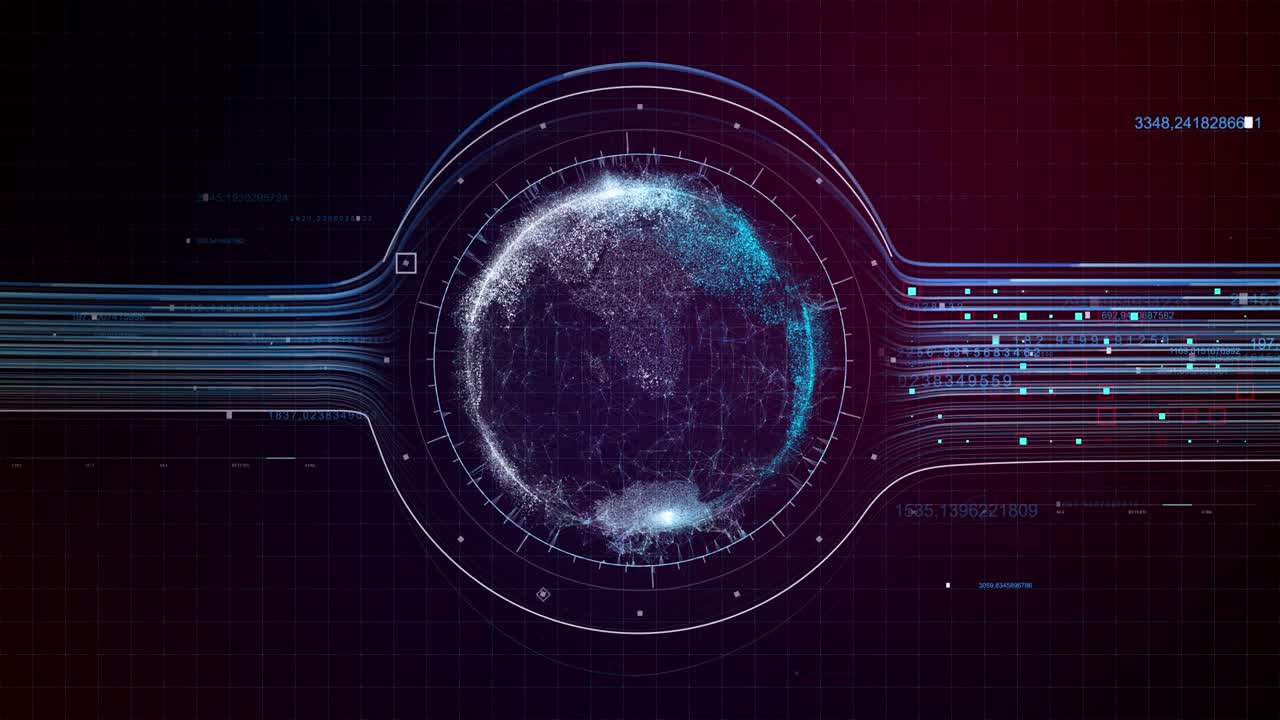 HUD Futuristic Background 4K