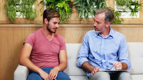 doctor interacting with patient
