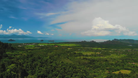 Drone-revealing-a-scenic-tropical-landscape