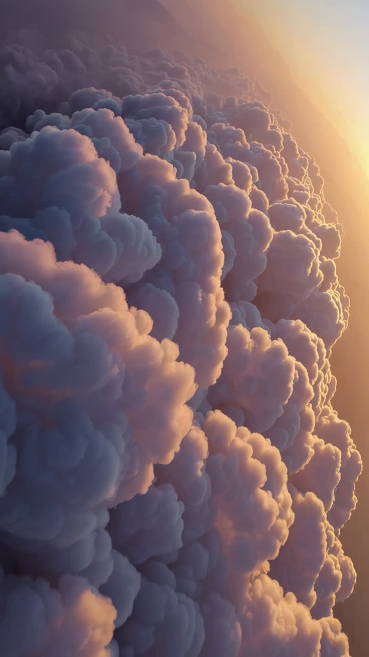 Massive Wildfire Smoke Clouds at Sunset
