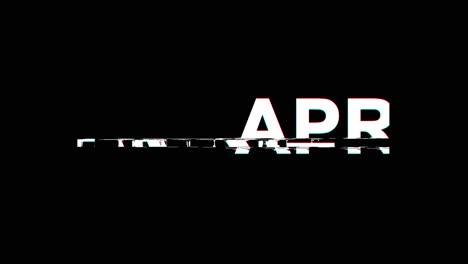 el mes de abril