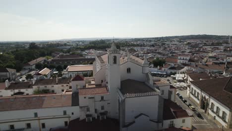 retroceso aéreo iglesia y monasterio de são francisco conocido como capilla de los huesos, evora