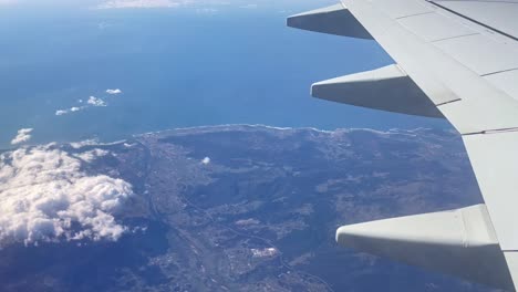 Flight-home,-the-coast-of-Portugal