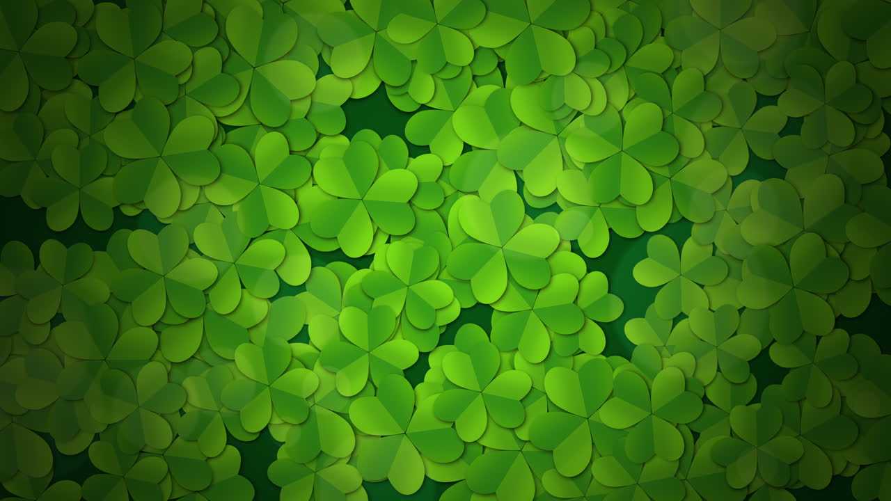 движение зеленые трилистники с днем святого патрика 3