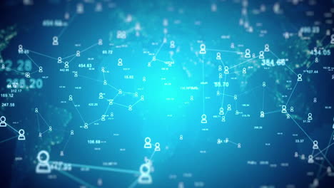 ai tecnología de aprendizaje profundo, mundo global ciberseguridad gran red de datos computación en la nube iot comunicación, conexión personas video