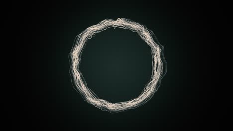 anillo de partículas de fondo 4k