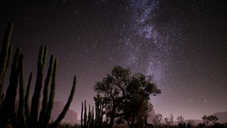 the milky way above the utah desert, usa