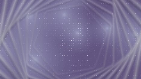 abstract violet tech motion background with metallic hexagons