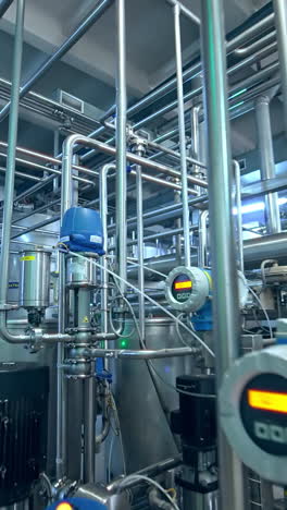 dairy food production plant. modern plant for the production of dairy products