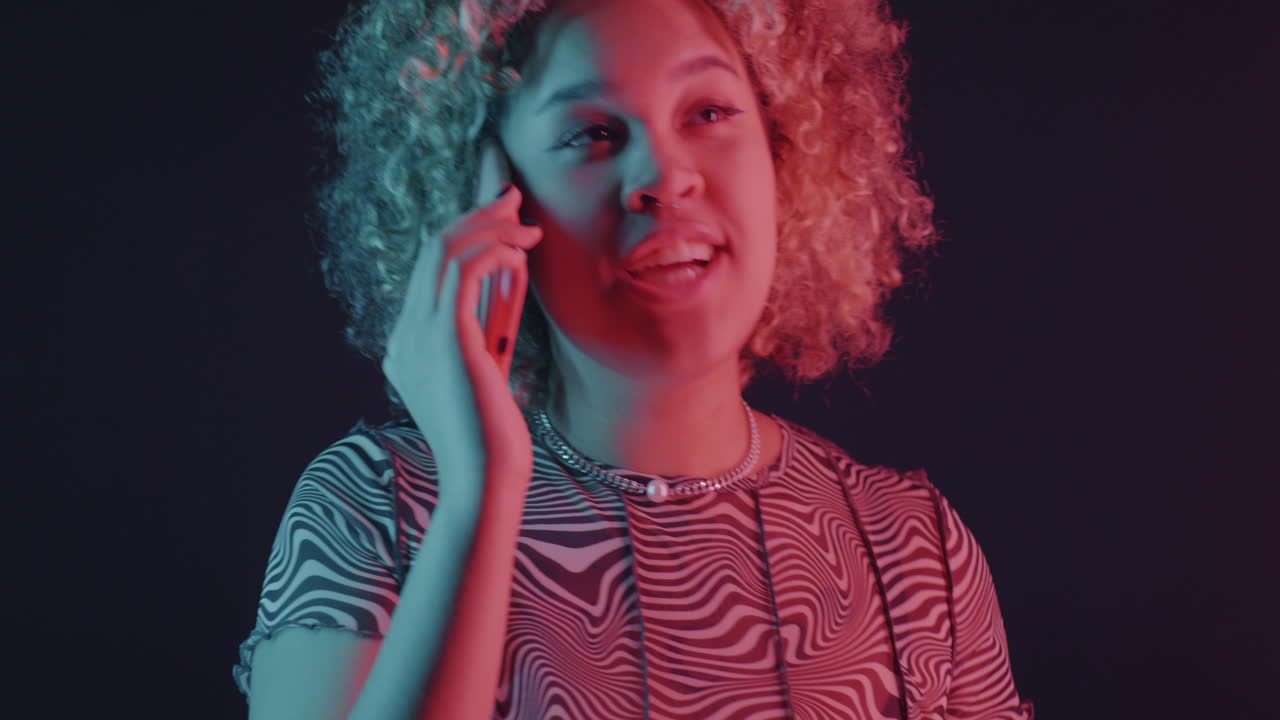 Young Woman on a Phone Call