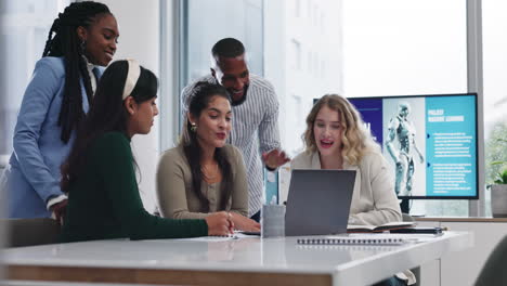 diverse team collaborating on machine learning project