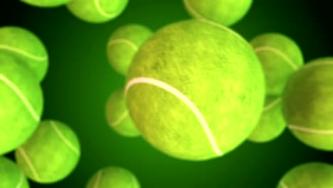tennis ball rotating and transition with luma matte alpha channel - seamless loop - stock video