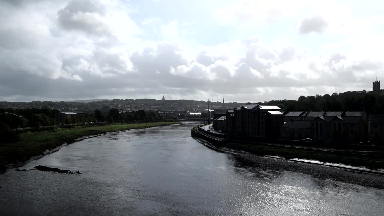 Lancaster River Lune og kajområde