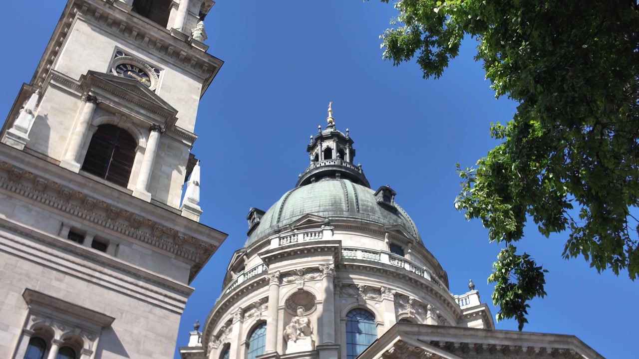 St. Stephen’s Basilica, featuring the monumental dome and spire along with intricate architectural details