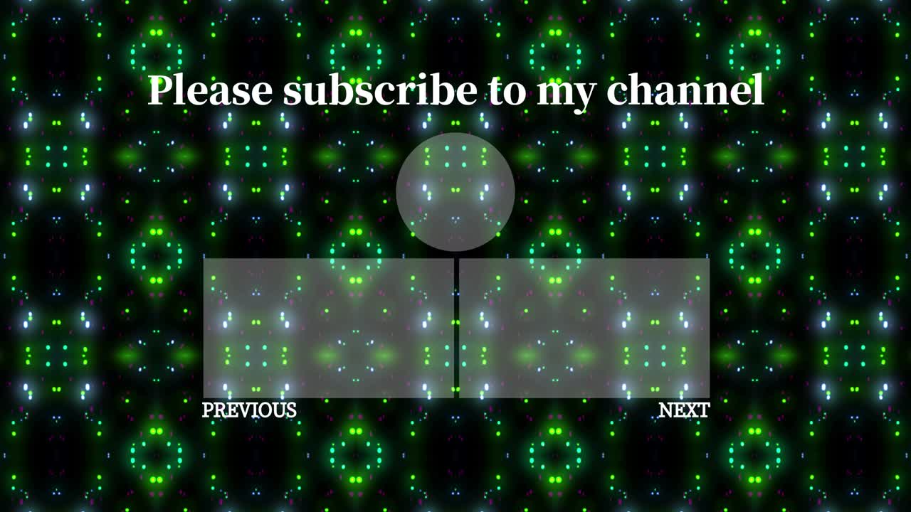 입자 반이는 칼레도스코프 엔드 카드 엔딩 스크린 모션 그래픽