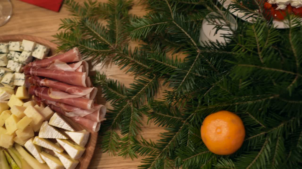 рождественская харчовая доска