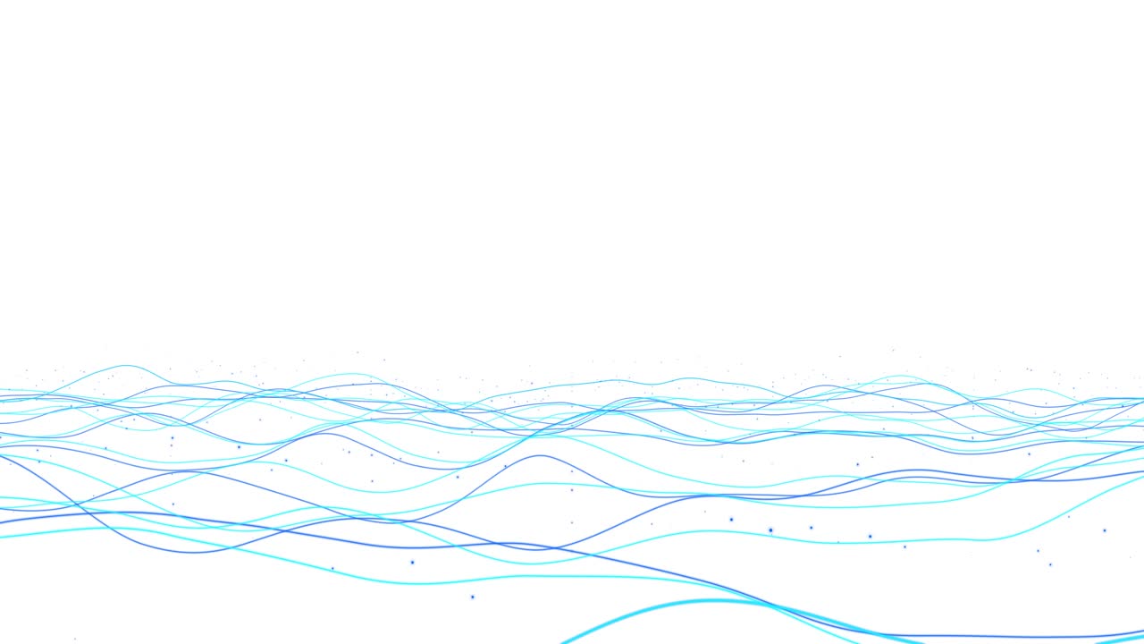 Particle stream flowing digital data lines network hightech digital product corporate promotion