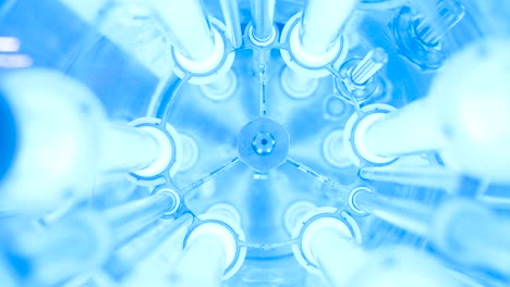 close-up of a scientific reactor or chamber