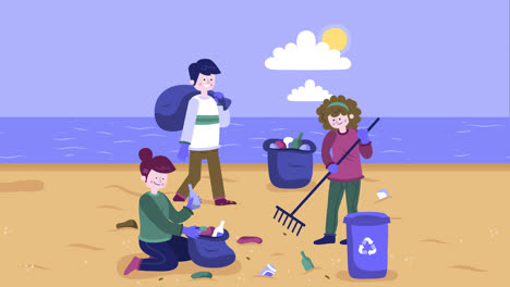 community beach cleanup