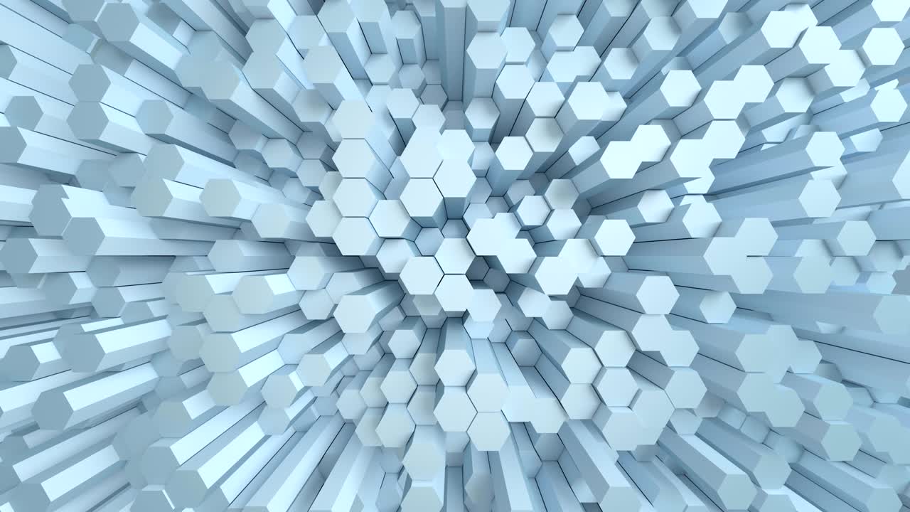 Beautiful Abstract Hexagonal Background