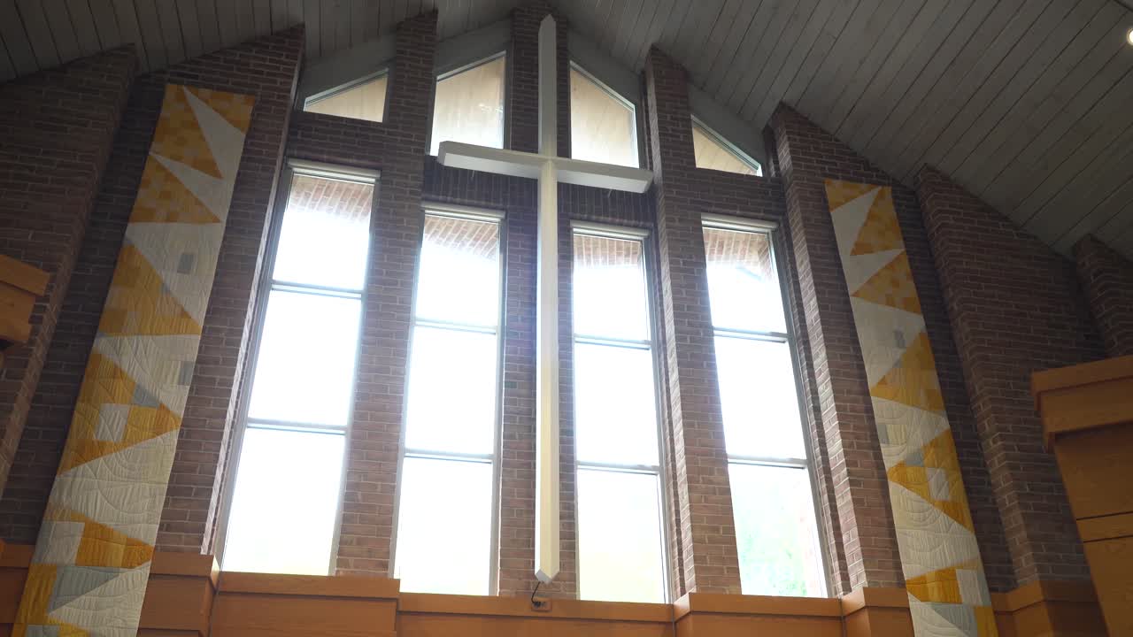 크로스 기독교 기독교 종교 교회 예배당 4k