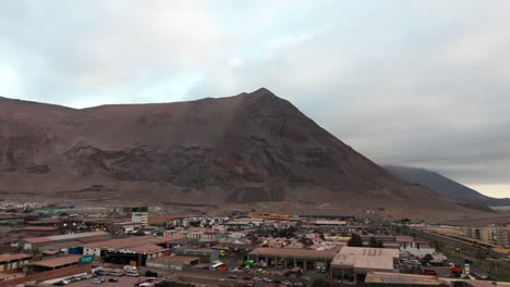 iquique chile tarapaca mountain huayquique suburban sea ocean waves sand dunes