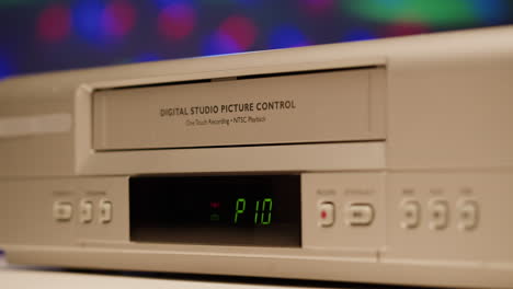 vintage vhs video player