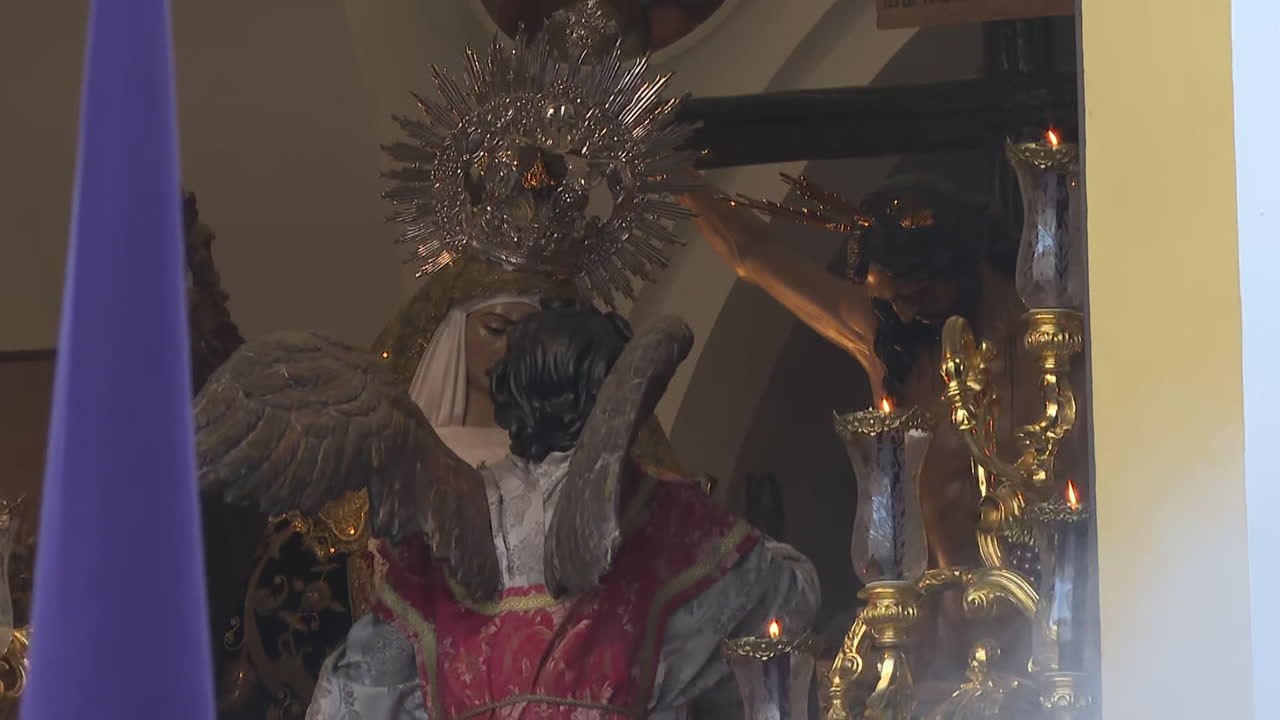 Religious Statues of Jesus and Mary