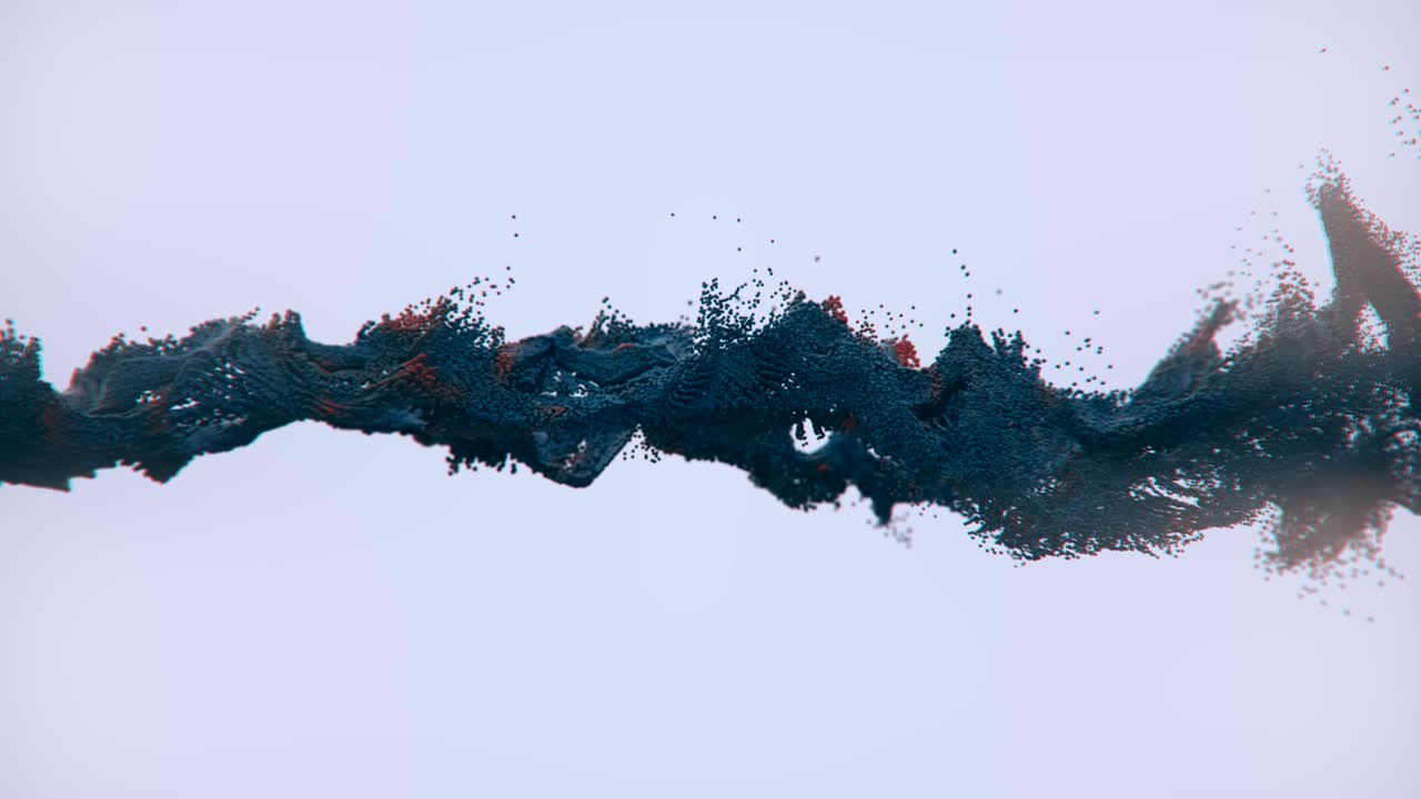 4k 모던 파티클 시레이션