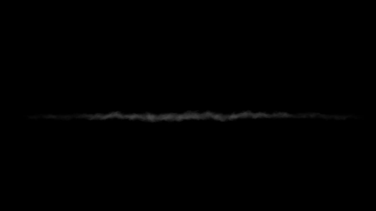 Spreading yellow smoke (type 3), developing from thin line.