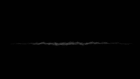 spreading yellow smoke (type 3), developing from thin line.