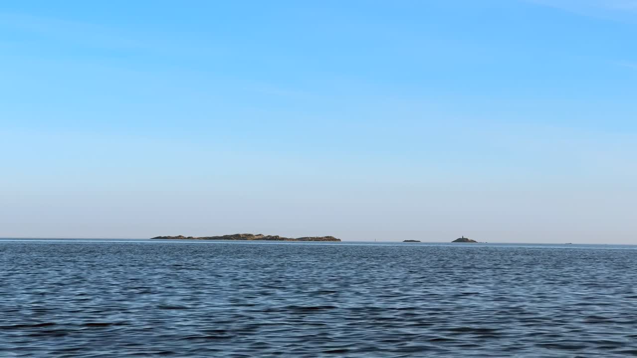 노르웨이 남쪽 해안의 평화로운 장면과 4k 루프 비디오