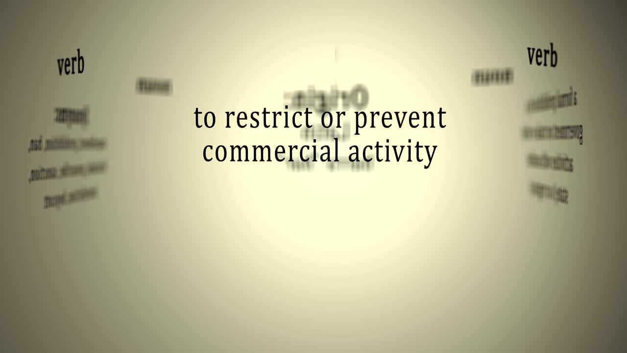 definición de embargo