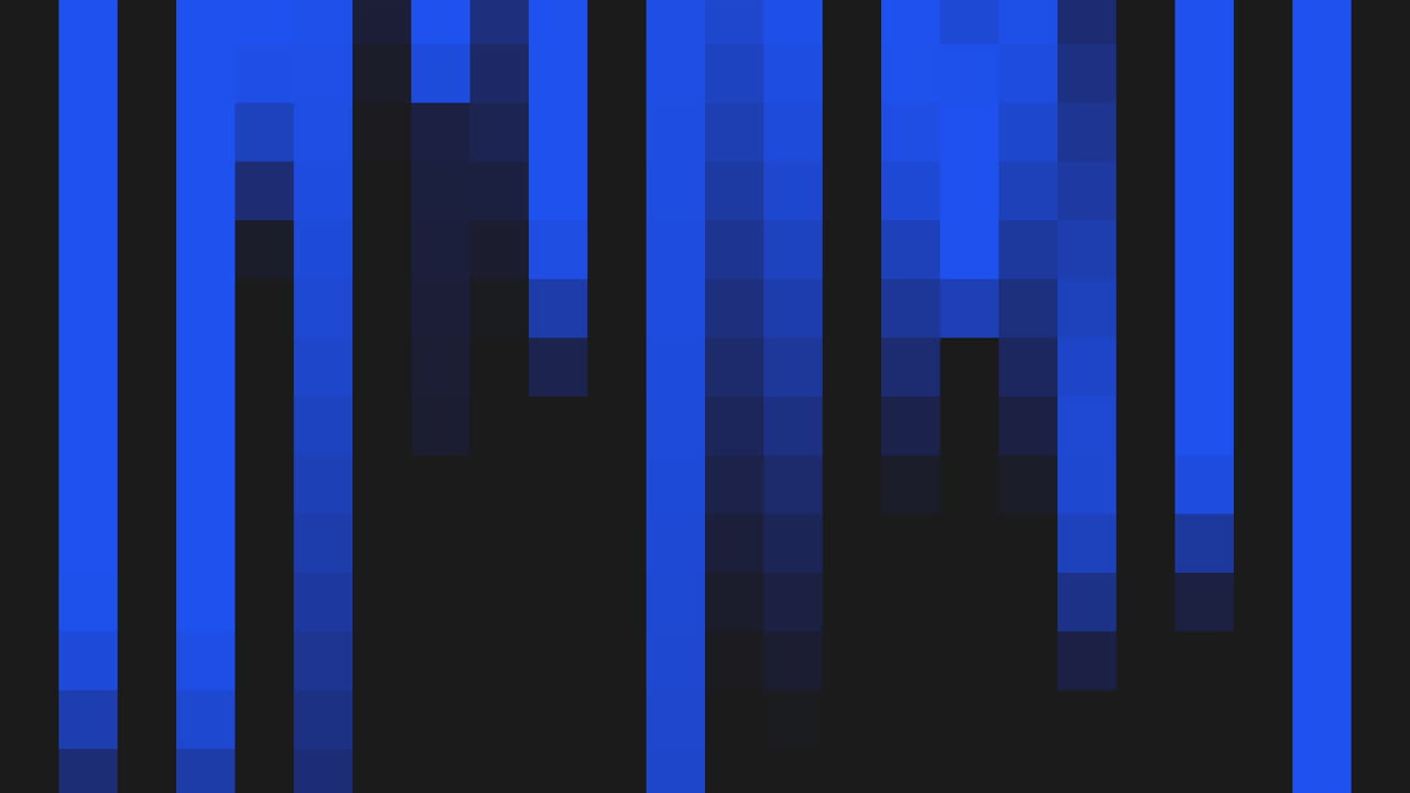 Gradient blue pixels and stripes pattern