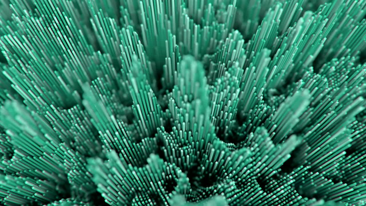 la forma de onda cúbica abstracta de 4k.