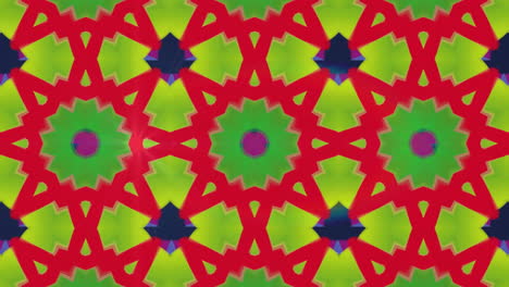 animation of kaleidoscope pattern changing on seamless loop background