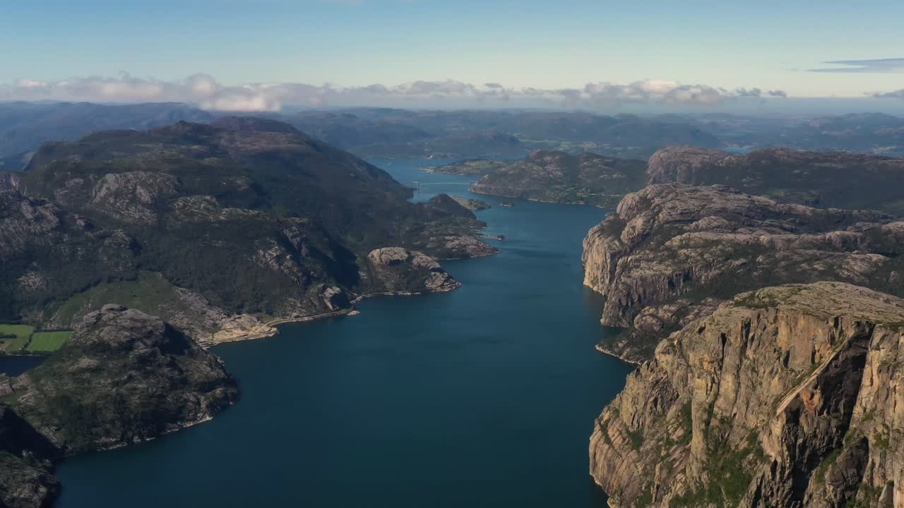 Luftoptagelser af Norges smukke natur