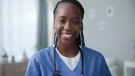 smiling nurse portrait