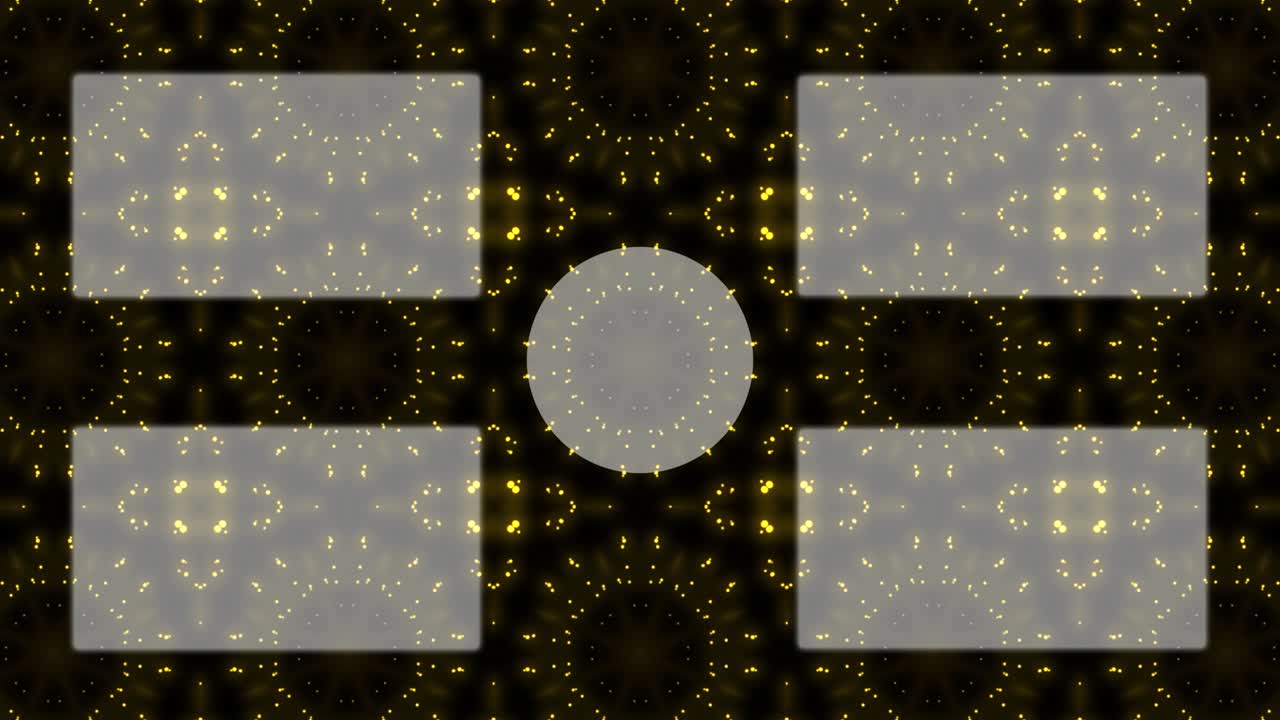 입자 반이는 칼레도스코프 엔드 카드 엔딩 스크린 모션 그래픽