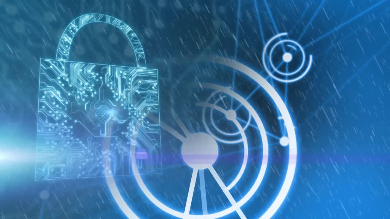 움직이는 모양 위의 락의 애니메이션