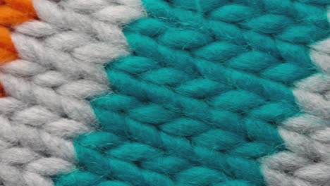 knitted fabric threads macro