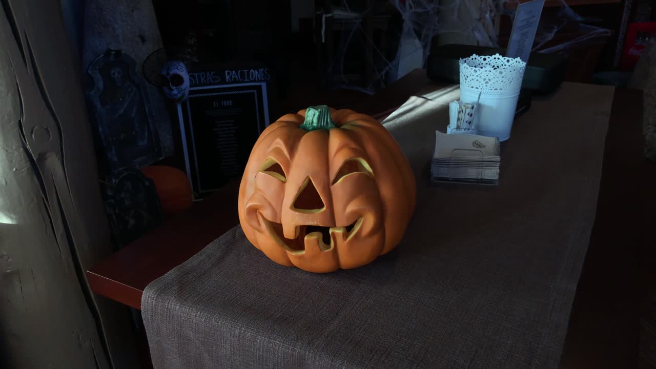 할로윈 파티 무서운 호박 장식