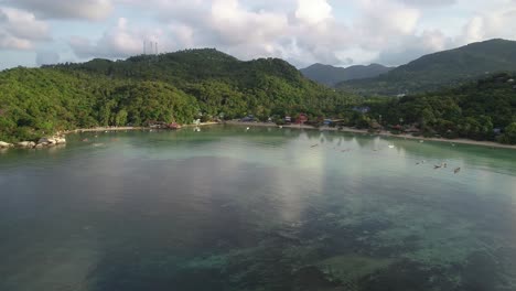 vista aérea de la bahía impresionante