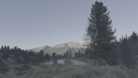 mountain lake scenery