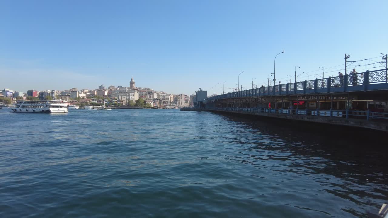 이스탄불 갈라타 다리와 보스포루스 강