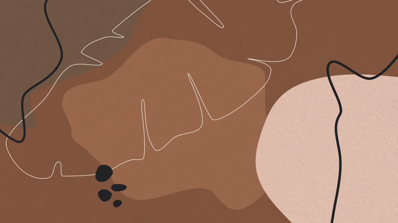 Abstract Brown Floral Background