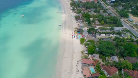 aerial views of negril beach jamaicas