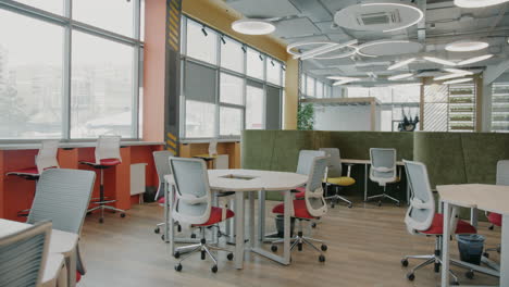 modern coworking space interior
