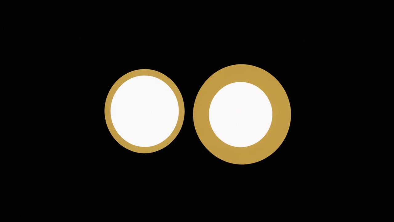 Minimalist Gold Circle and Line Motion Graphic Animation