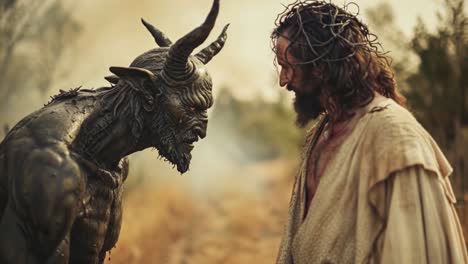 jesus christ confronts the devil